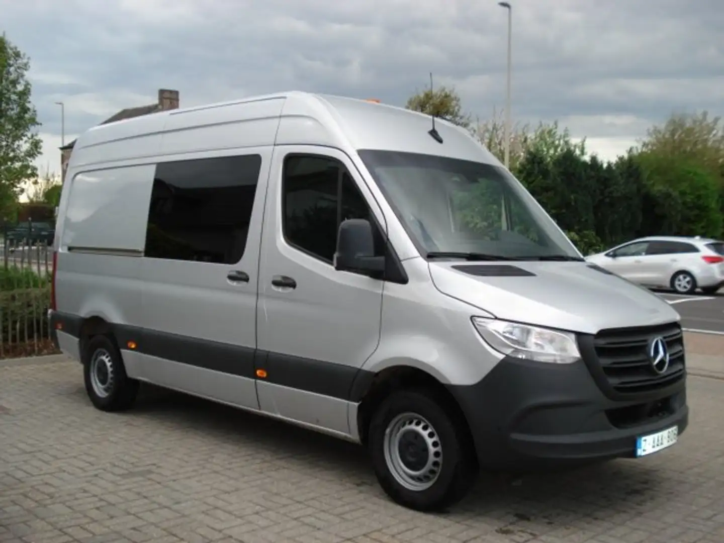 Mercedes-Benz sprinter 314cdi airco navi cam servi inrich trekh Zilver - 2