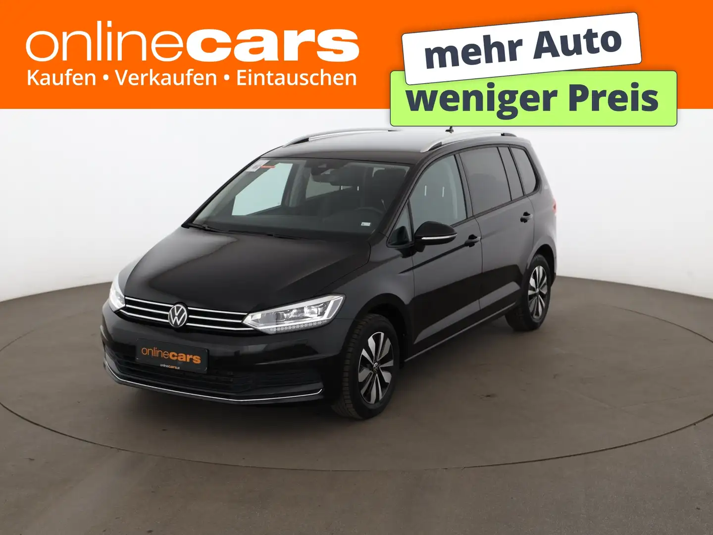 Volkswagen Touran 2.0 TDI Goal Aut 7-SITZER LED AHK RADAR Schwarz - 1
