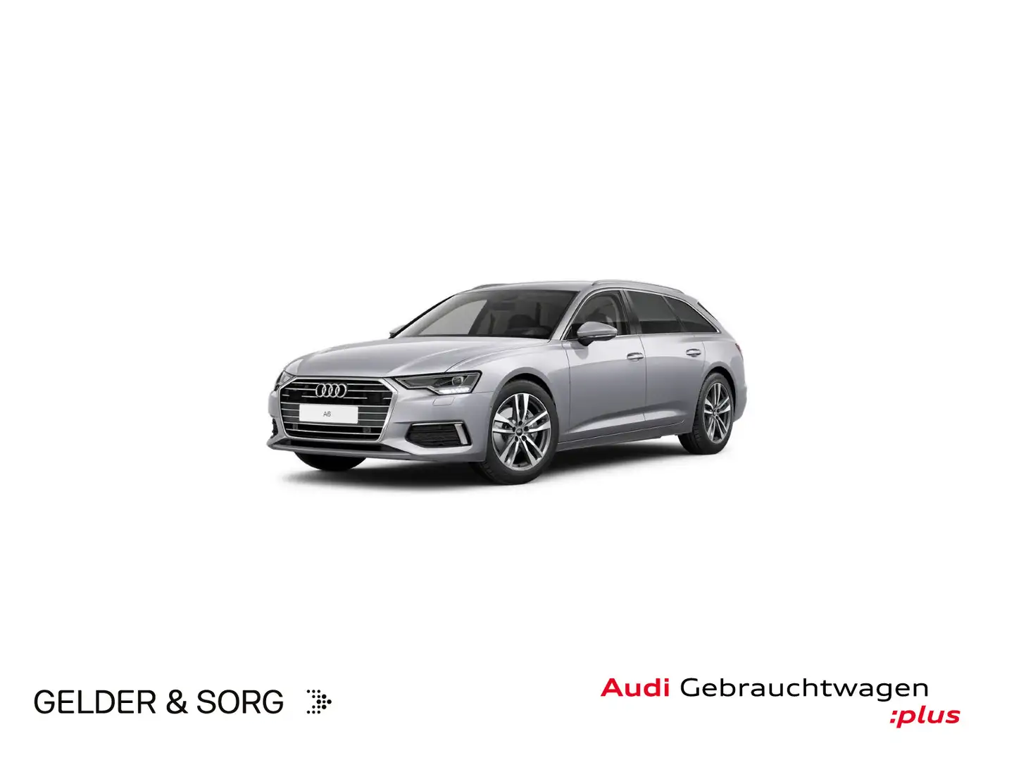 Audi A6 40 TDI qu. AHK*Stand*Sound*Virtual*HuD Silber - 1
