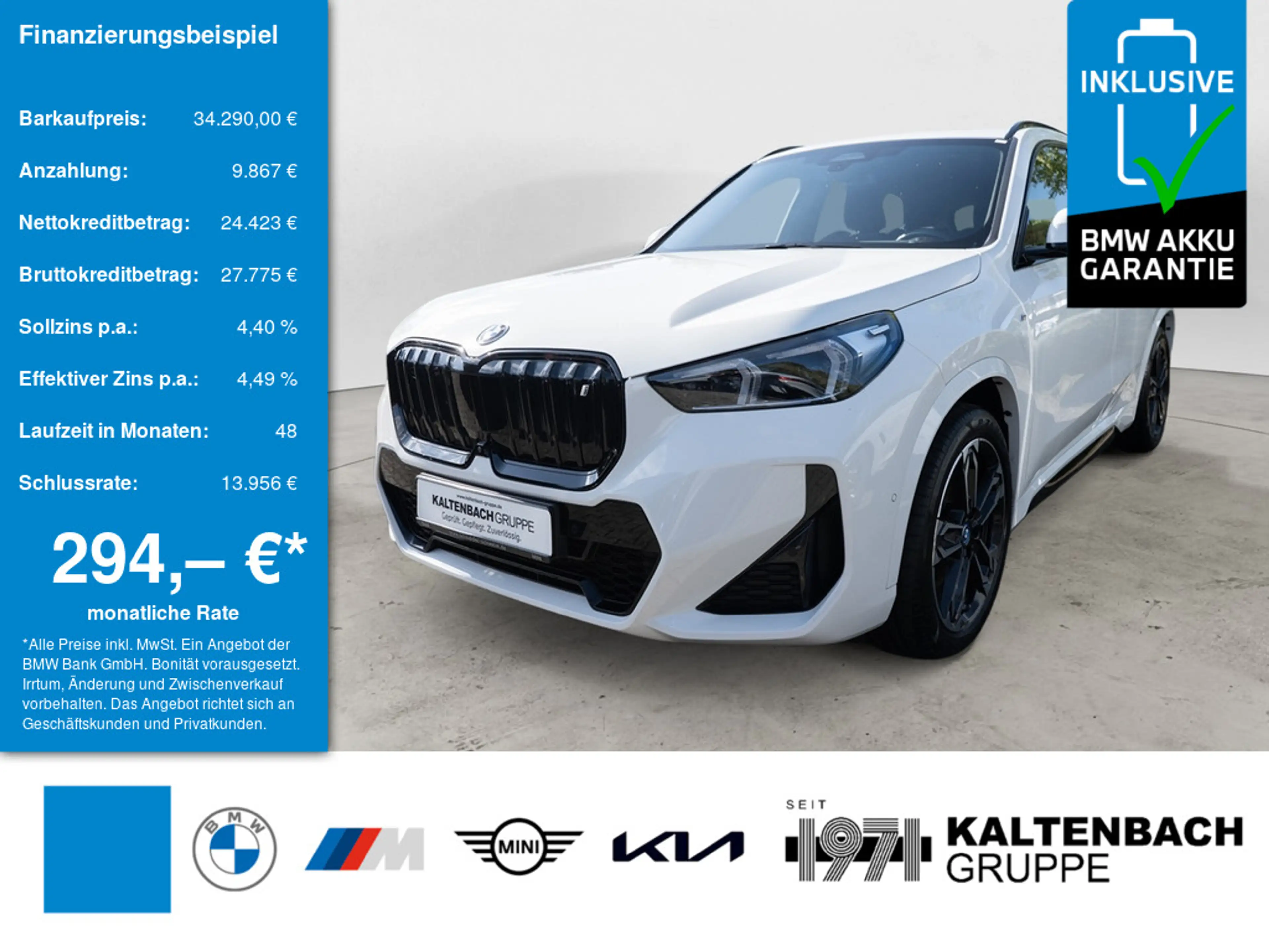 BMW iX1 xDrive30 M-Sport AHK HUD 360° LED NAVI