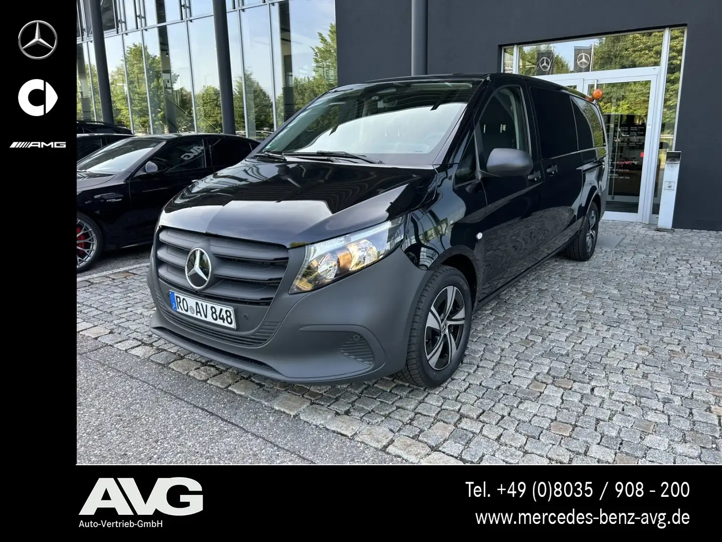Mercedes-Benz Vito Vito 114CDI Tourer BASE Extralang Autom 9-Sitzer Schwarz - 1