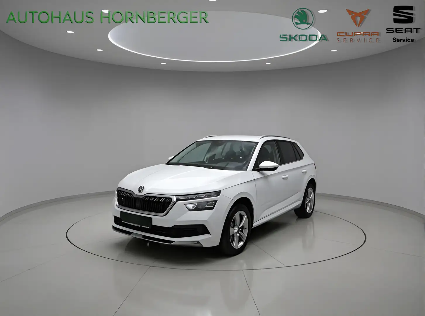 Skoda Kamiq Style 1.5TSI 150PS Navi ACC 2xPDC DigiTacho Alarm Weiß - 1