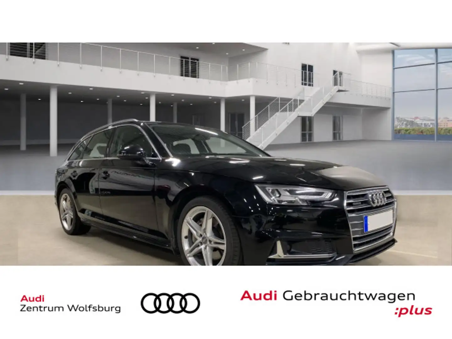 Audi A4 40TDI quattro S tronic sport STANDHZ/AH Schwarz - 1
