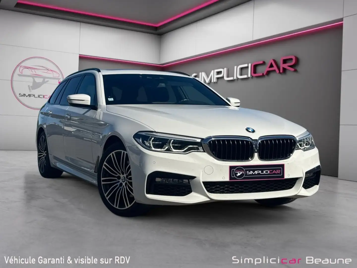 BMW 520 SERIE TOURING G31 LCI 520d TwinPower Turbo 190 ch  Blanc - 1