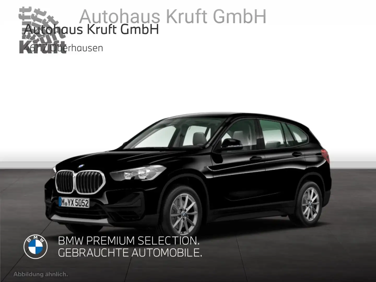 BMW X1 sDrive18i ADV+AUTOM+NAVI+AHK+PDC Schwarz - 2