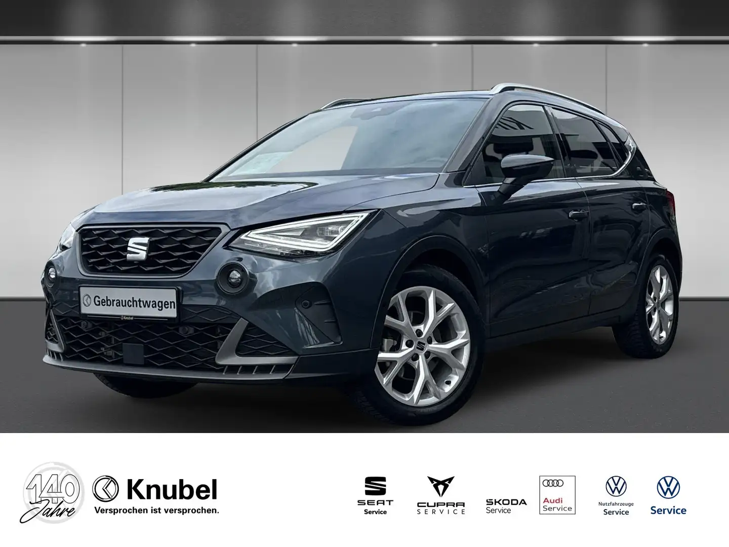 SEAT Arona FR-Line Beats 1.0 TSI LED/NAVI/ACC/beats Sound Grau - 1