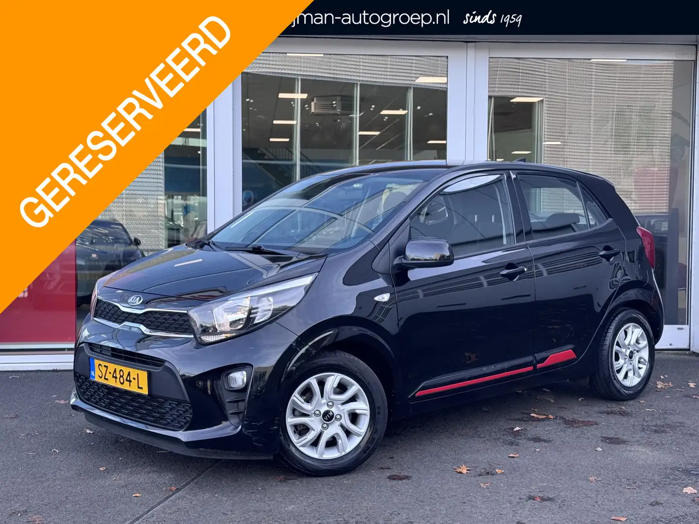 Kia Picanto 1.0 CVVT ComfortPlusLine Navigator Navigatie | Cen Zwart - 1