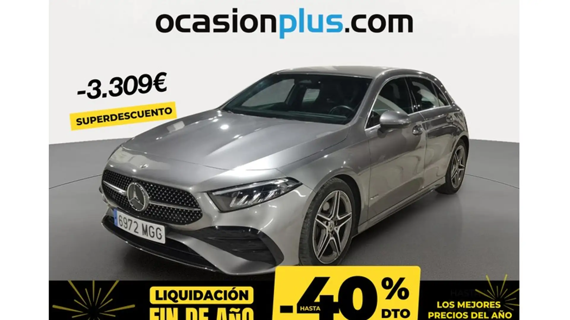 Mercedes-Benz A 180 180d Progressive Line Advanced 8G-DCT Gris - 1