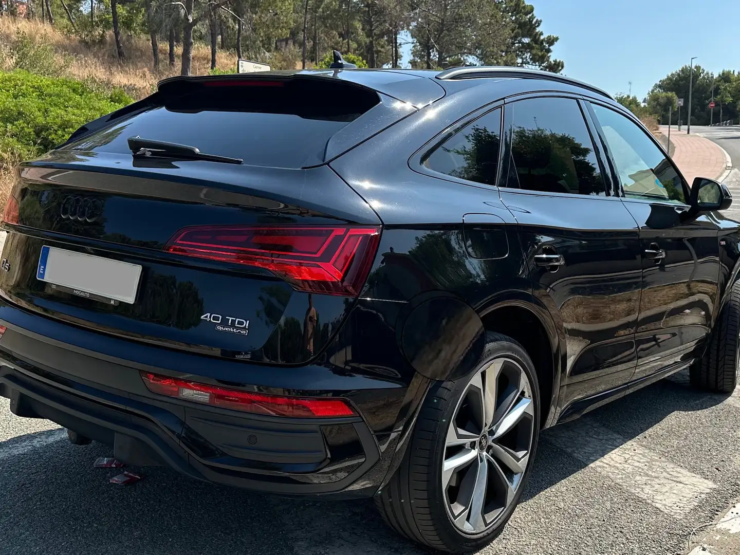 Audi Q5 Q5 Sportback 40TDI quattroultra Sline S 150kW Negro - 1