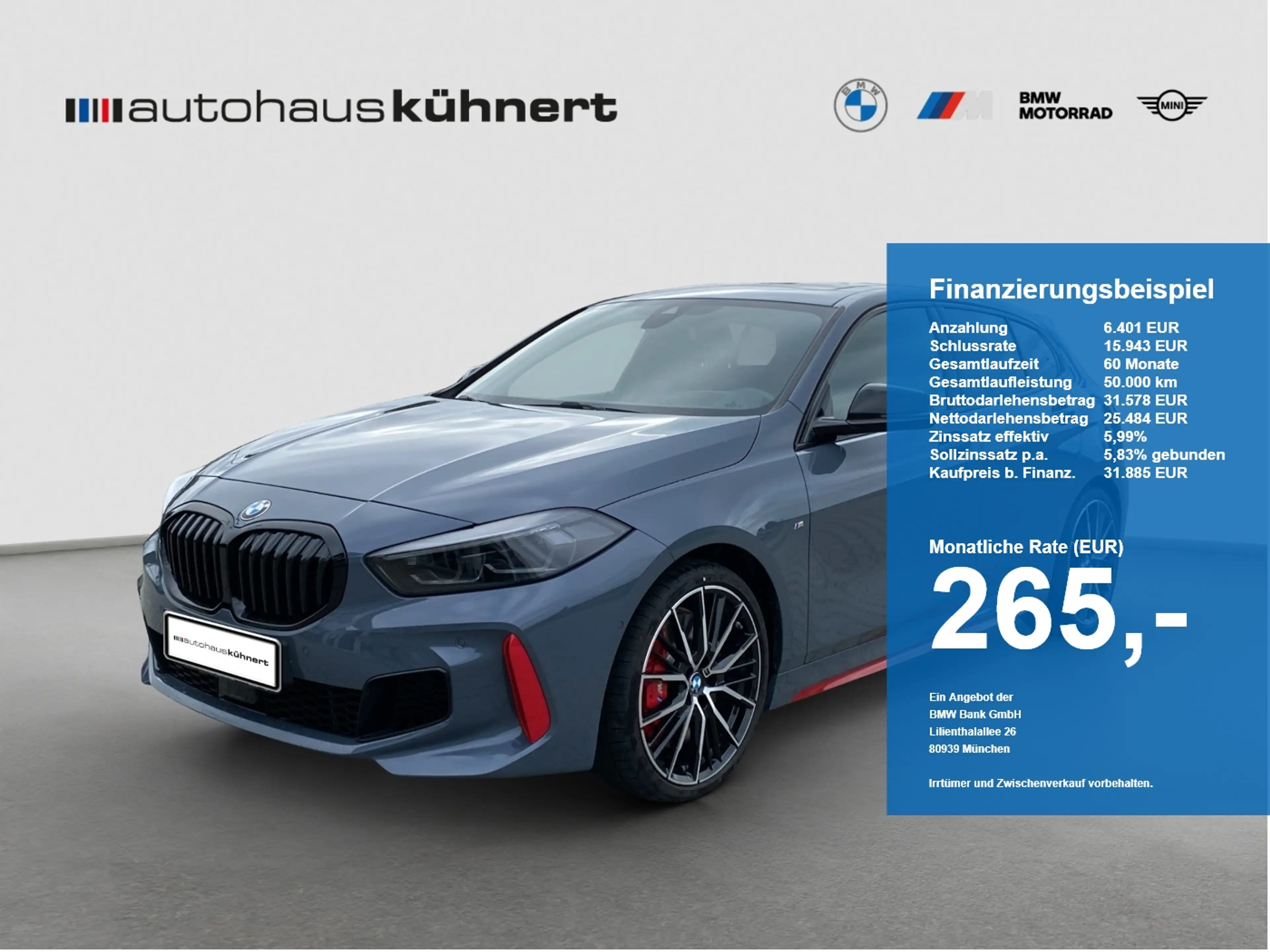BMW 128 ti ///M-Sport PRO ACC Pano SpurAss HUD HiFi