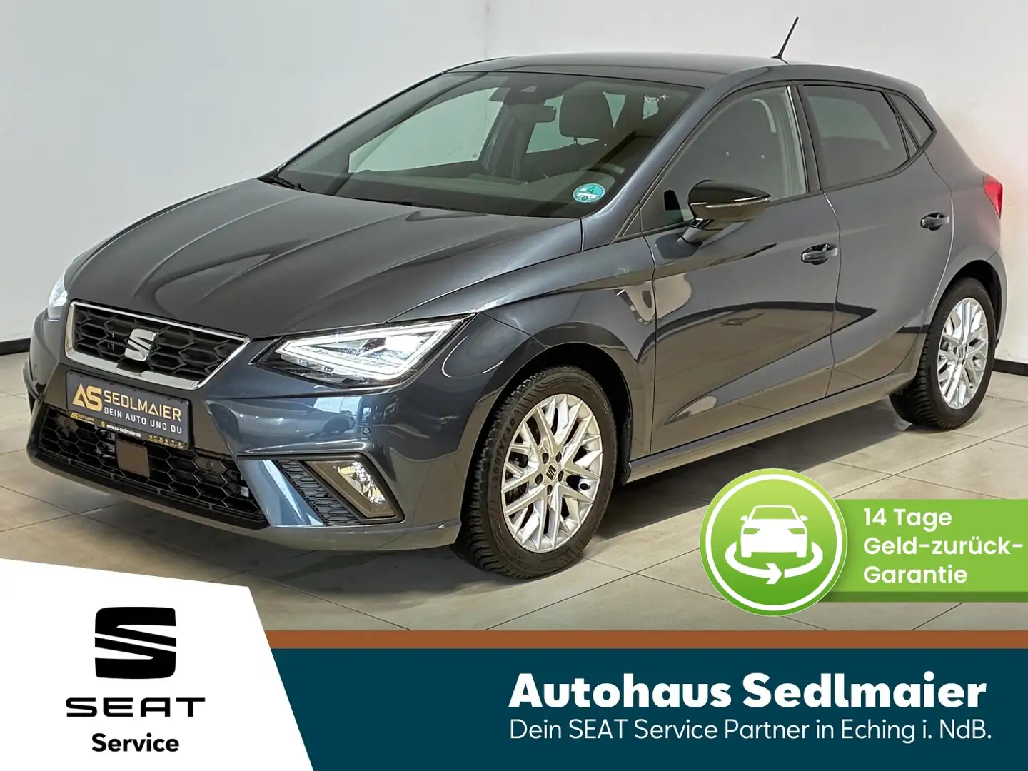 SEAT Ibiza 1.0 TSI FR ACC|RCam|NAV|CarPlay|ACC|LED Grau - 1