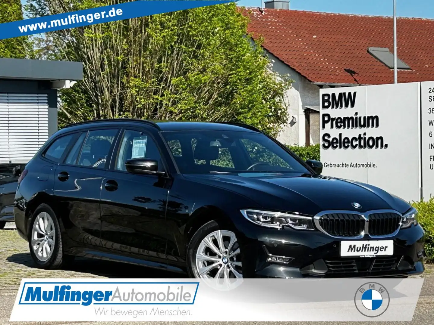 BMW 320 d Tour. Aut. ACC HiFi DAB Sitzheiz. PDC Alu LED Schwarz - 1