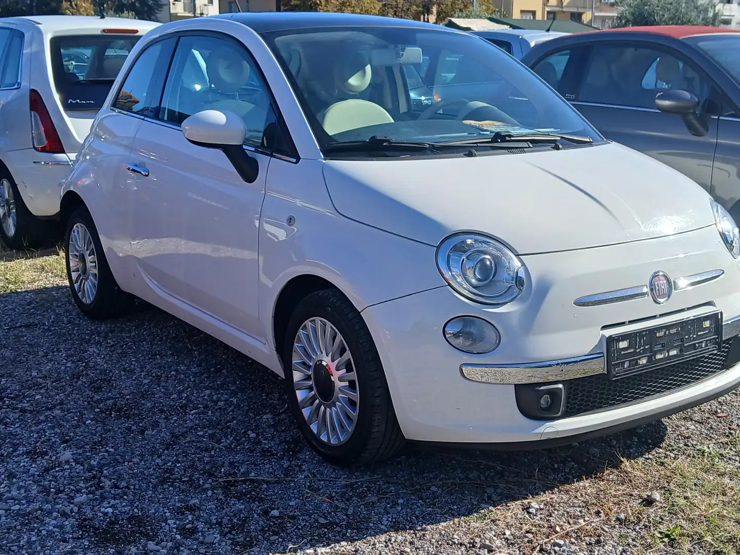 Fiat 500 Fiat 500 lounge tetto clima cerchi in lega xeno Bianco - 1