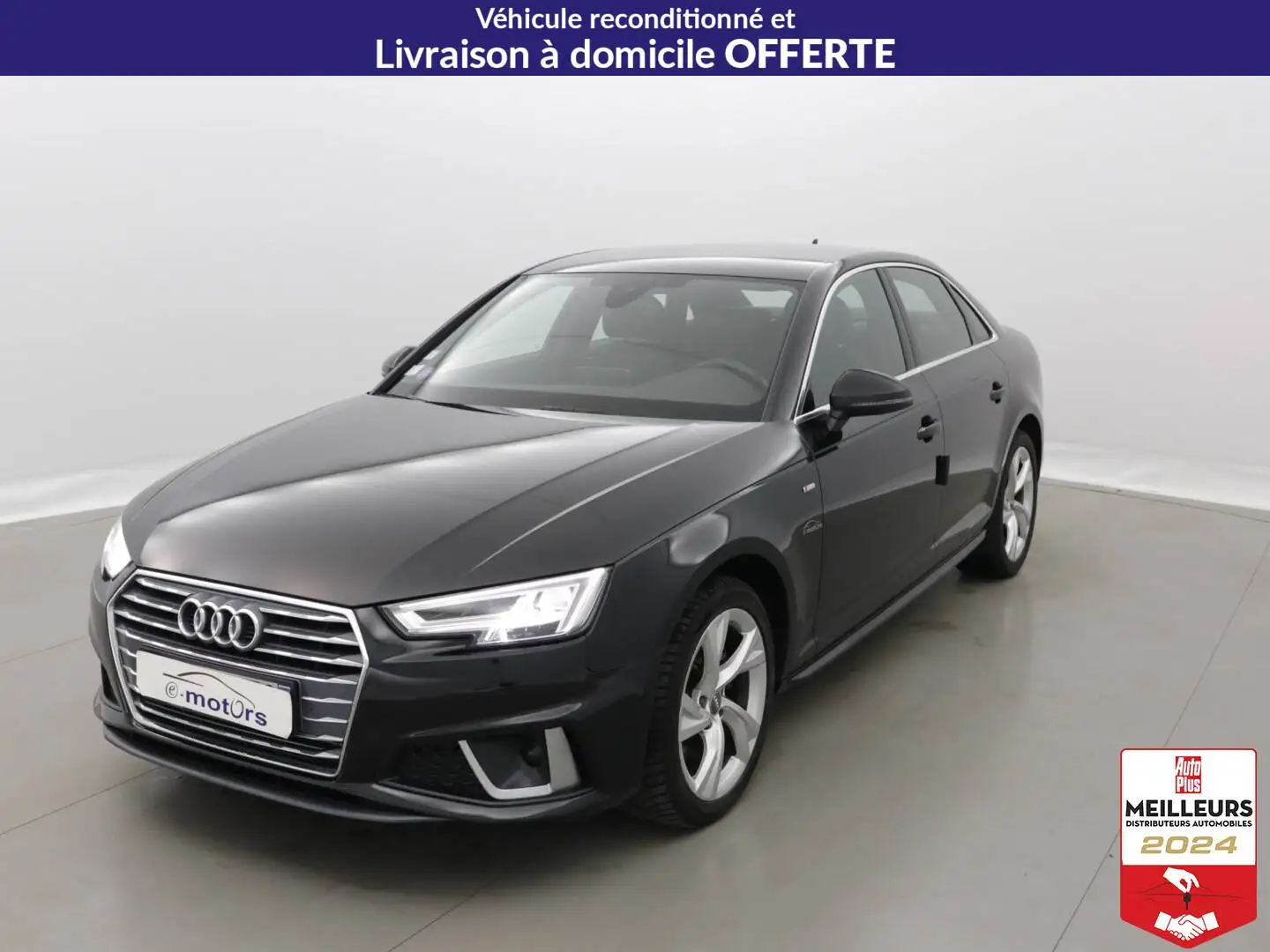 Audi A4 40 TFSI 190 S tronic 7 - S line Noir - 1