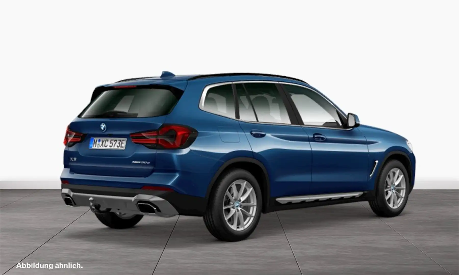 BMW X3 xDrive30e DAB LED WLAN Pano.Dach AHK Shz Blau - 2