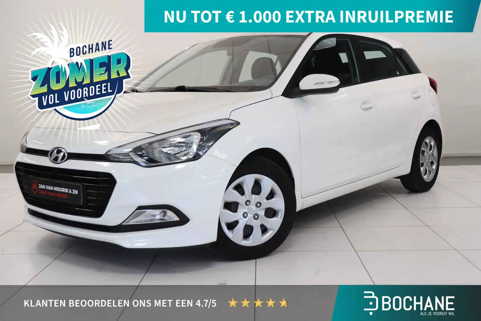 Hyundai i20 1.0 T-GDI i-Drive Cool | Airco | 5 DRS | Radio USB Blanc - 1