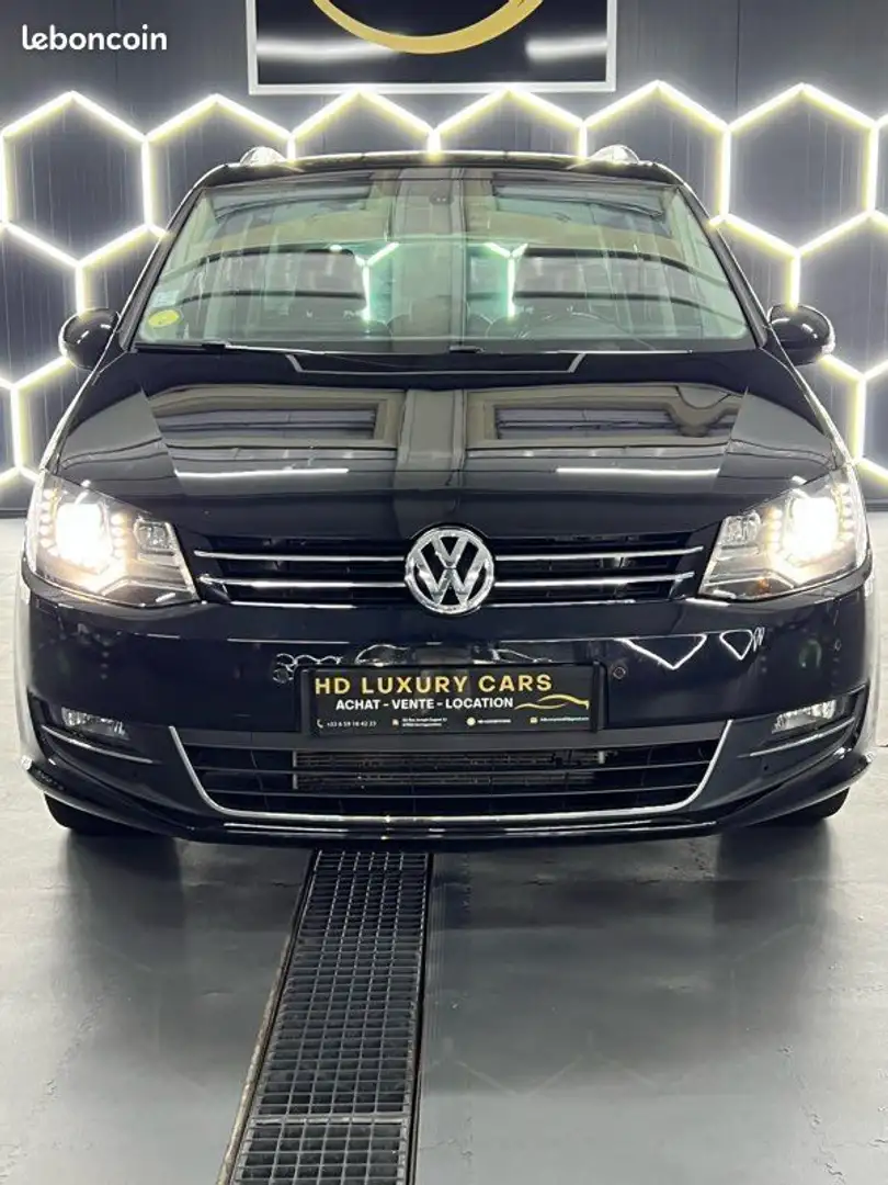 Volkswagen Sharan 2.0 TDI 140CH BLUEMOTION CARAT DSG6 Zwart - 2