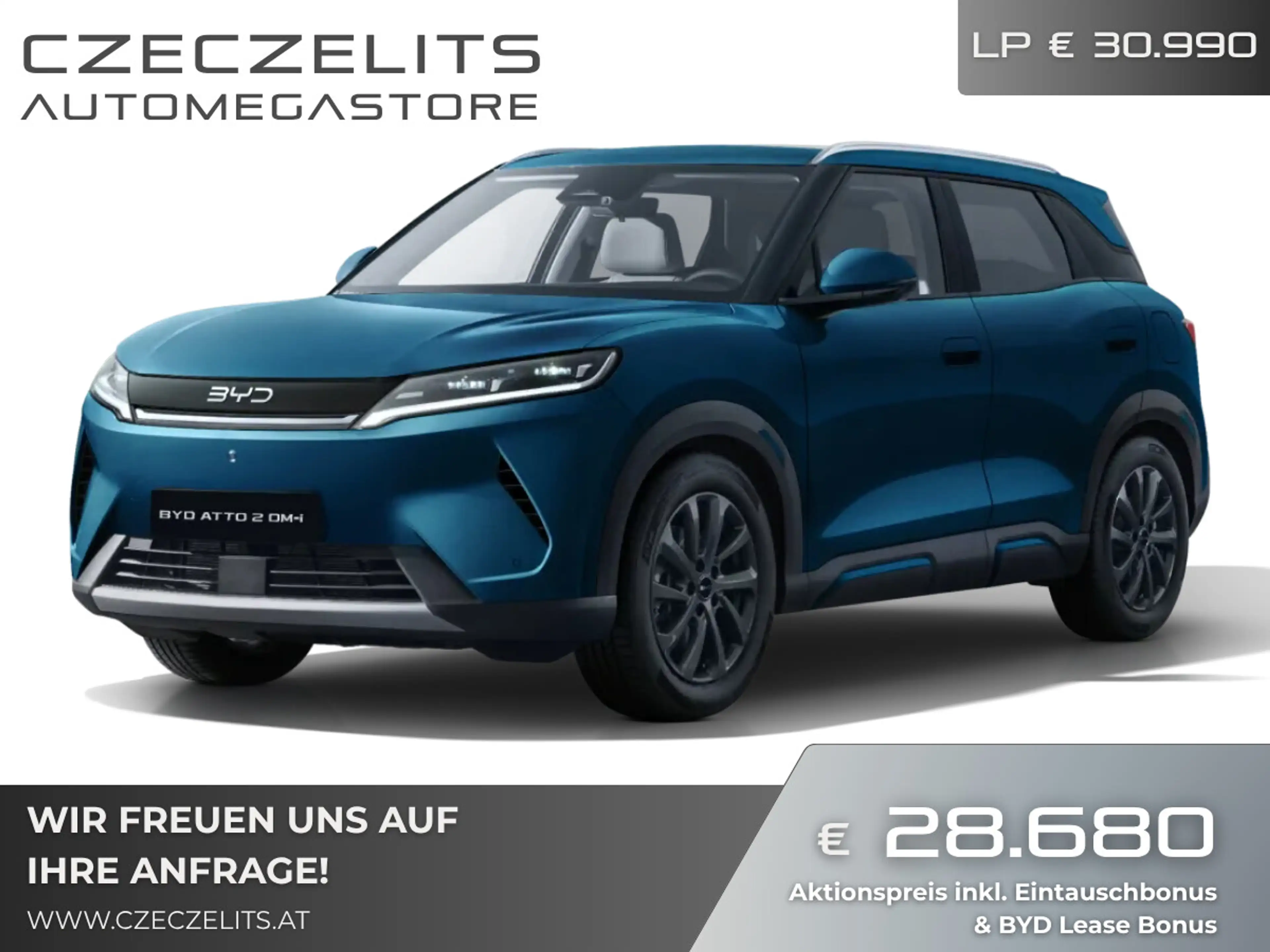 BYD Atto 2 Atto2 DM-i PHEV 18kWh Boost Österreich Paket *I...