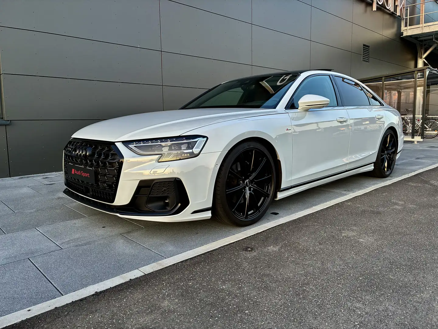 Audi A8 50 TDI Qu Digital HD Matrix B&O HUD Pano 150t€ Bianco - 1
