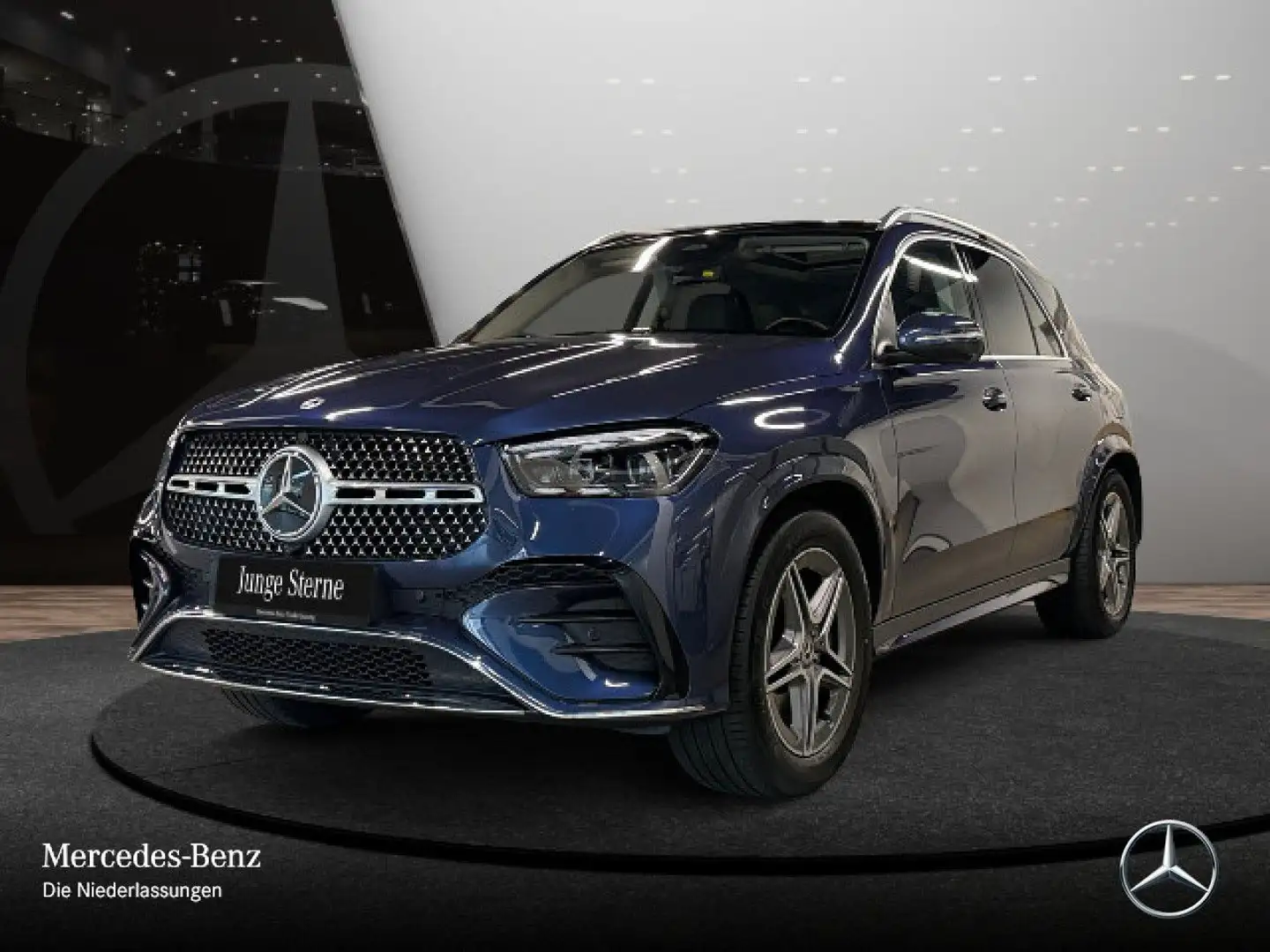Mercedes-Benz GLE 350 de 4M AMG+PANO+360+AHK+MULTIBEAM+20"+HUD Blau - 2