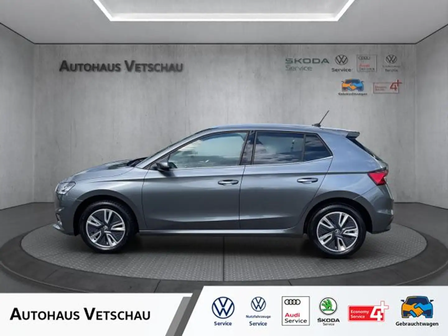 Skoda Fabia Style 1.0 TSI OPF DSG/LED/RFK/SHZ/VC/LM Grau - 1