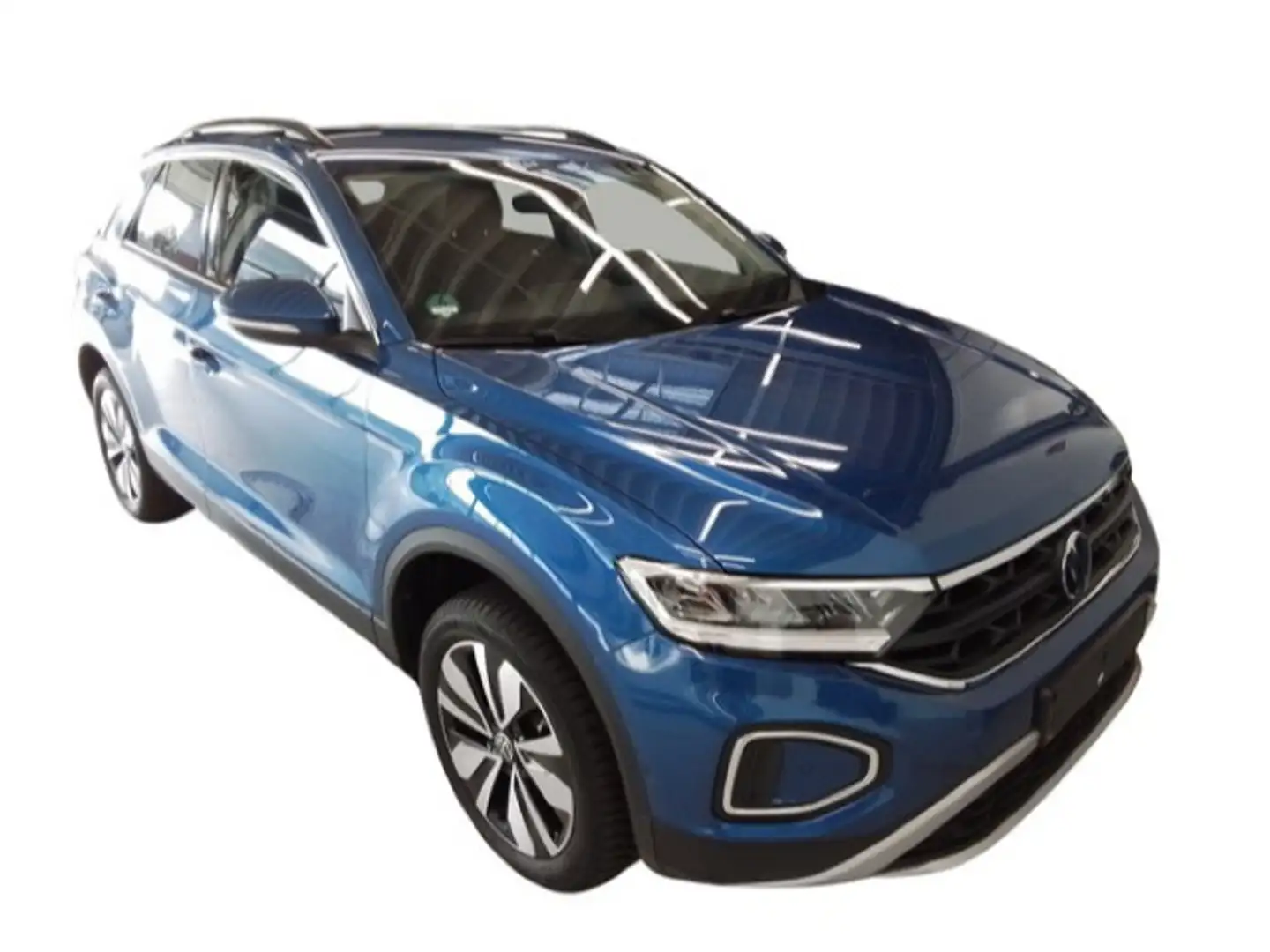 Volkswagen T-Roc 1.0 TSI MOVE ST.HEIZ NAVI APP-CON PRIVACY Bleu - 2
