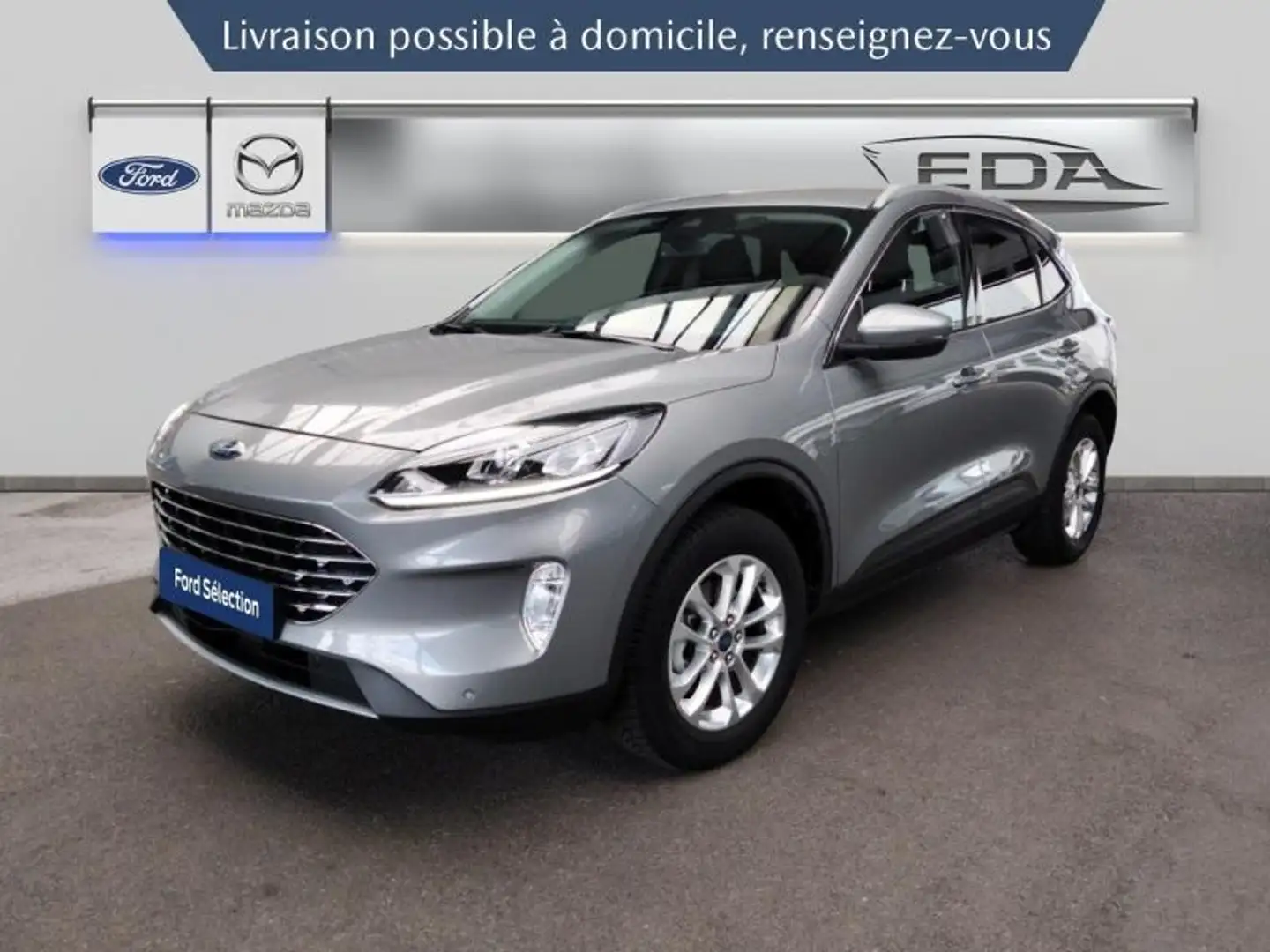 Ford Kuga 2.5 Duratec 190ch FHEV E85 Titanium BVA Gris - 1