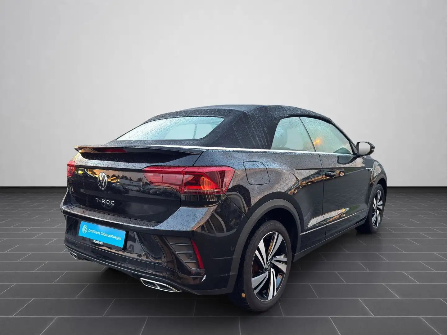 Volkswagen T-Roc 1.5 TSI R-line DSG AHK NAVI ID-L Schwarz - 2