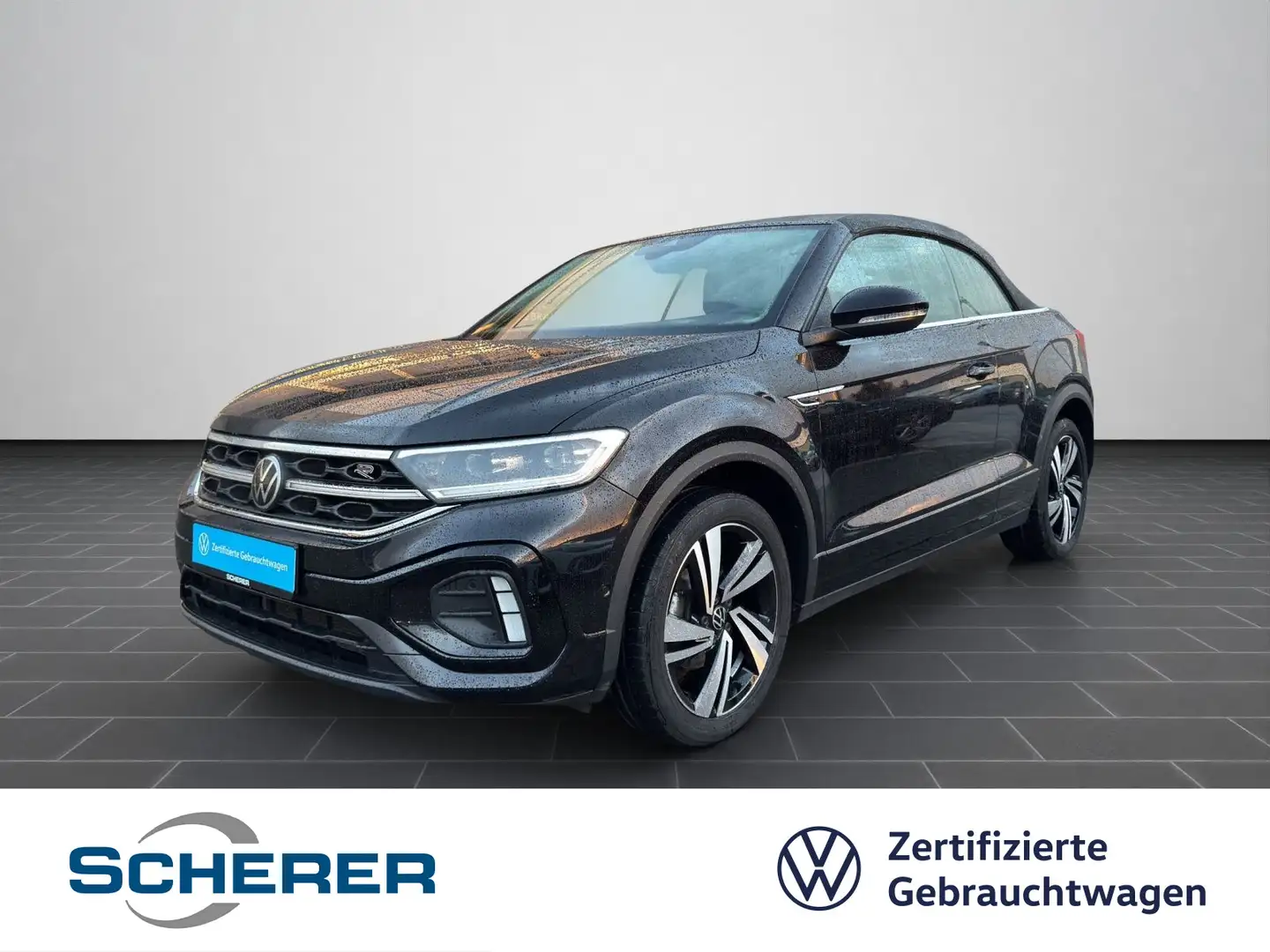 Volkswagen T-Roc 1.5 TSI R-line DSG AHK NAVI ID-L Schwarz - 1