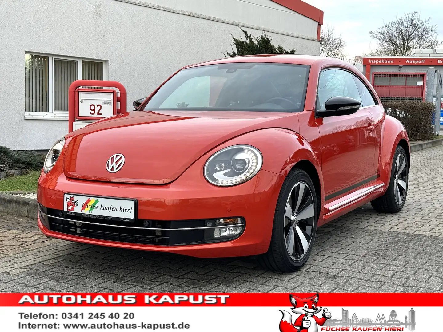 Volkswagen Beetle 1.4 TSI DSG Club/Bi-Xenon/Navi/Kamera/18´ Arancione - 1