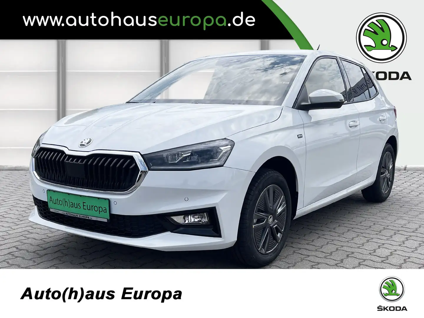 Skoda Fabia 1.0 TSI Selection ACC SpurH SpurW LM LED bijela - 1