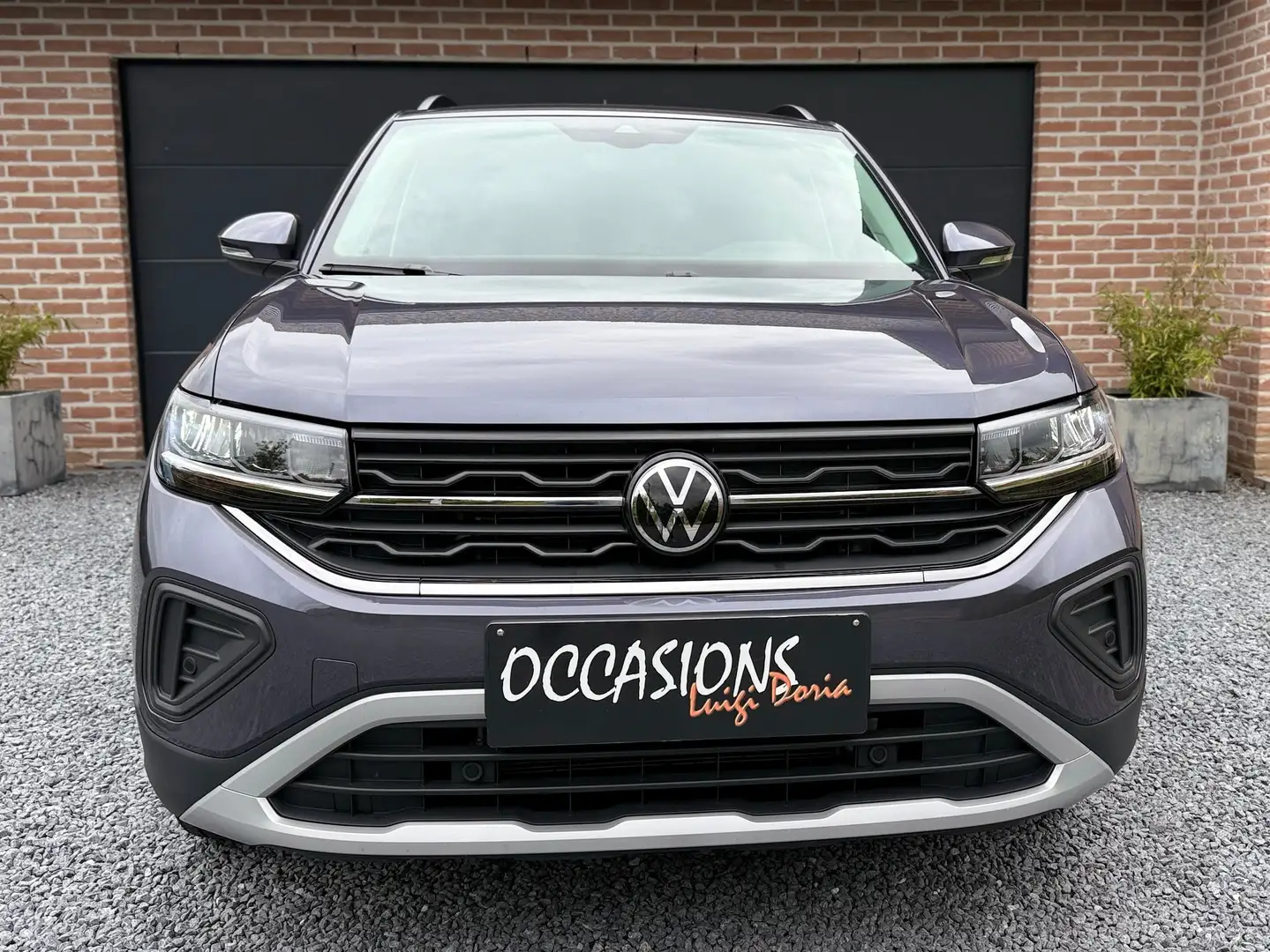 Volkswagen T-Cross 1.0 TSI Life Business OPF DSG/ Camera/CarPlay Gris - 2