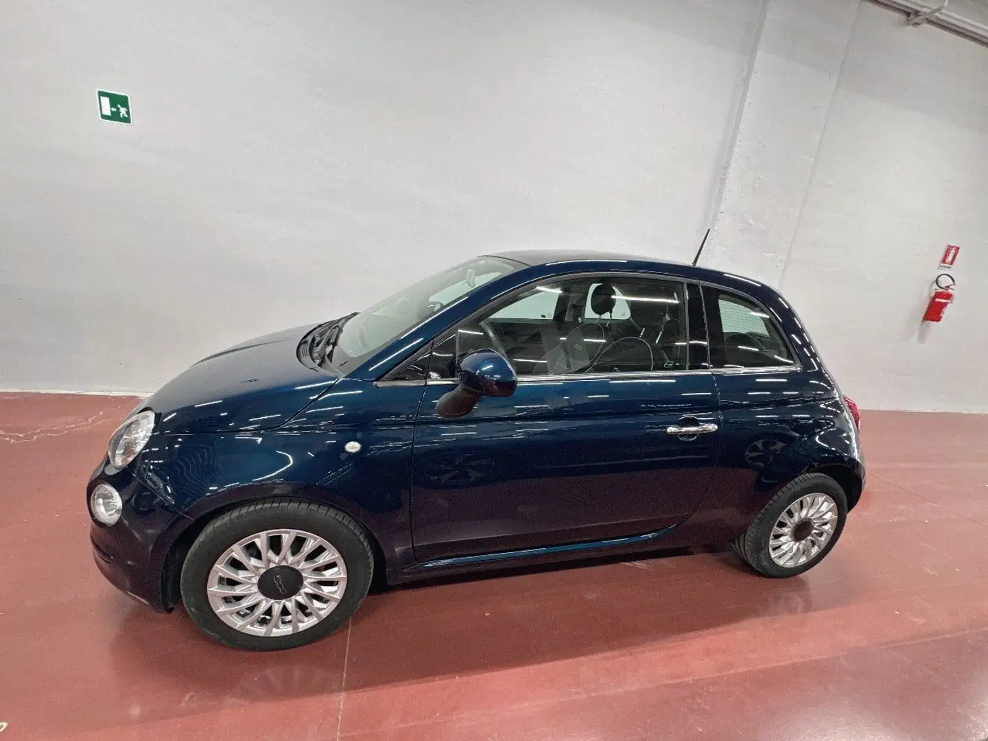 Fiat 500 1.2 69cv Lounge Blauw - 2