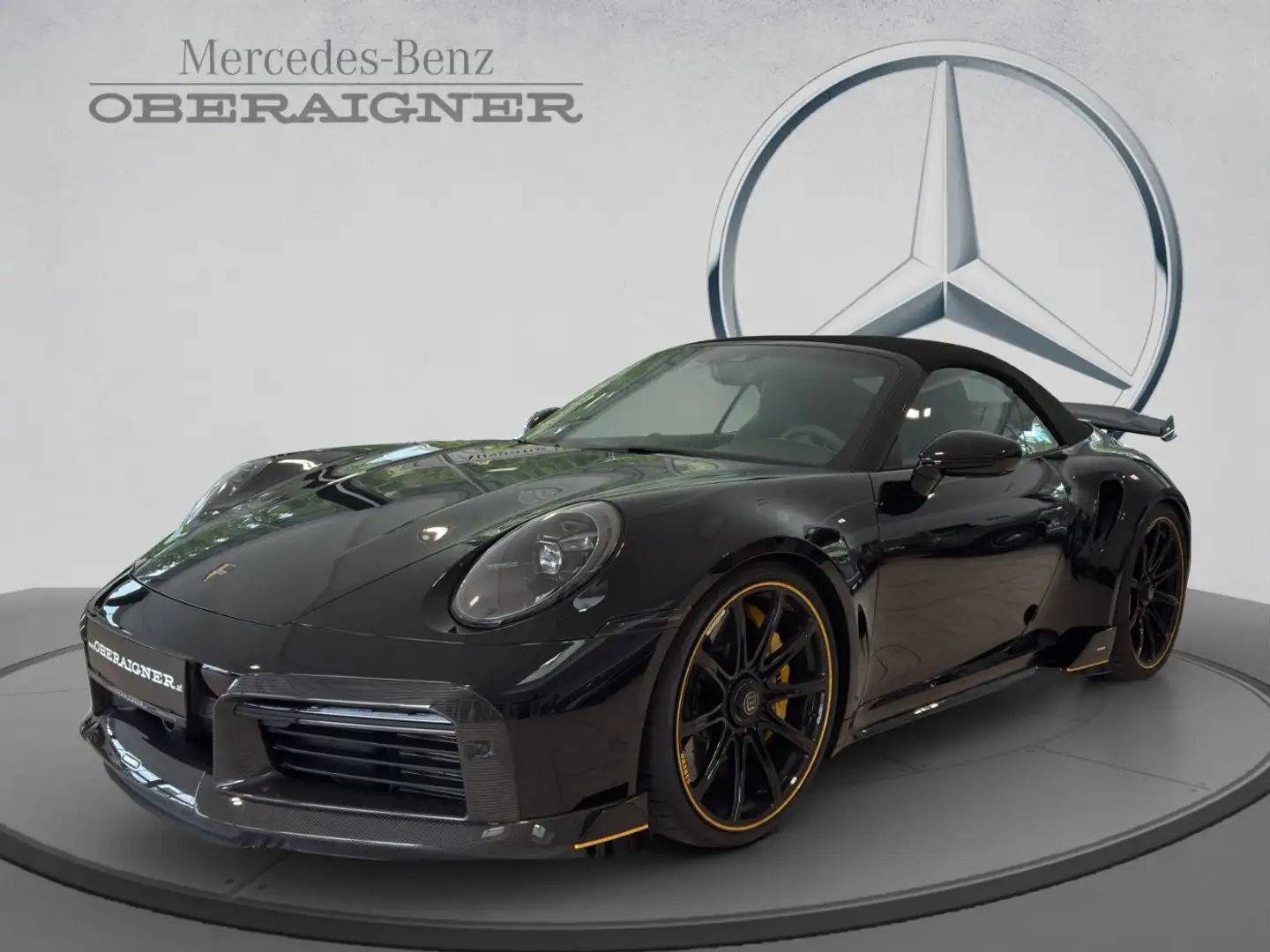 Porsche 911 Turbo S Cabrio BRABUS AUT Klima Schwarz - 1