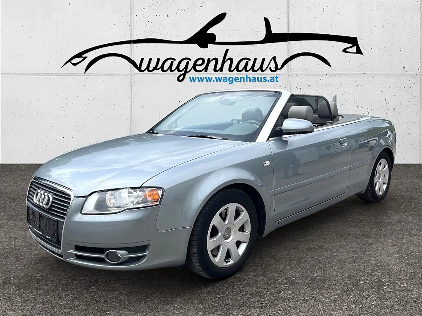Audi A4 Cabriolet 2,0 TFSI 1 Besitz, Leder, Lautprecher... Silber - 1
