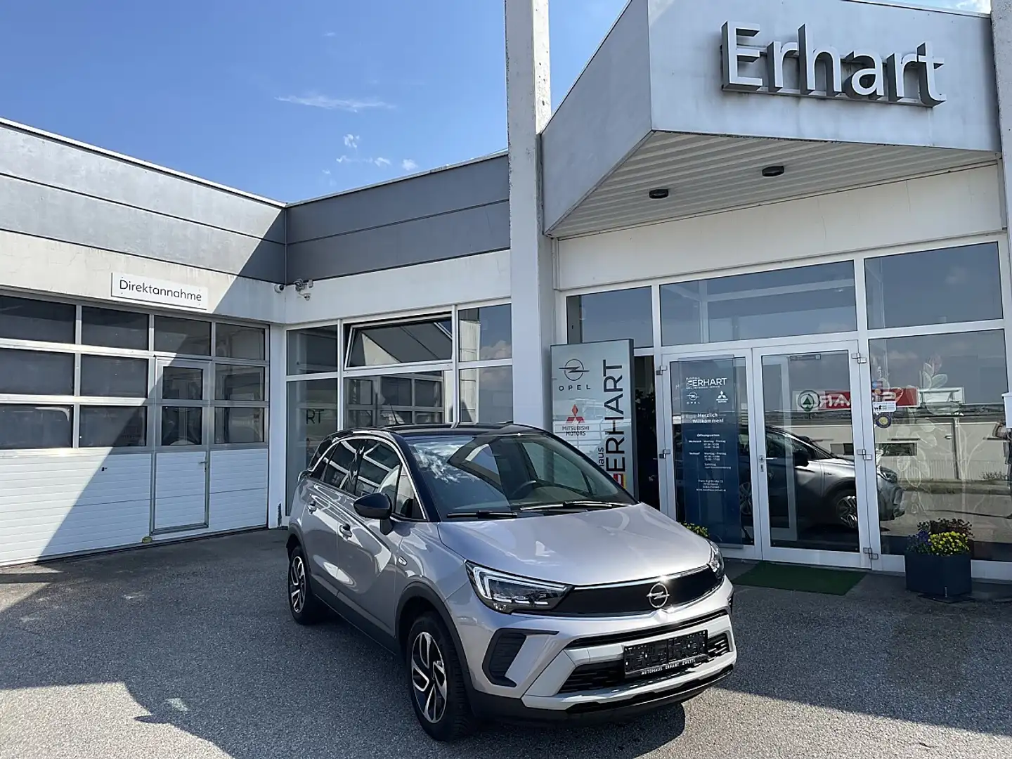 Opel Crossland 1,2 Turbo Elegance Silber - 1