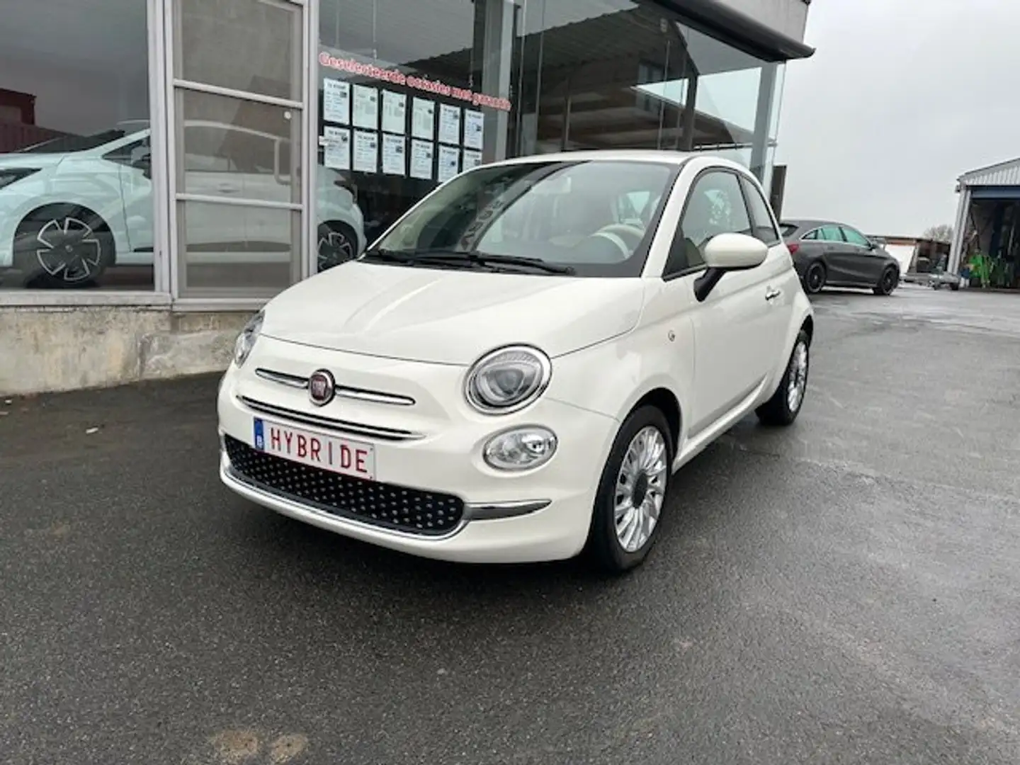 Fiat 500 1.2i Lounge (EU6d-TEMP) HYBRIDE Wit - 1