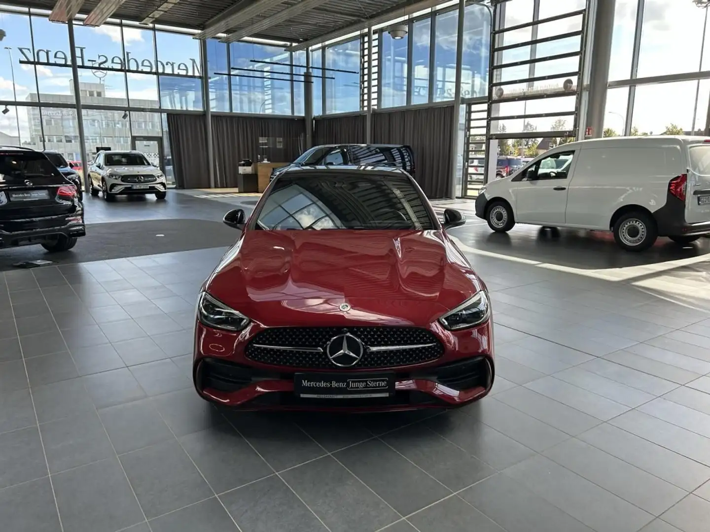 Mercedes-Benz C 300 d AMG+BURM+NIGHT+DIGI LIGHT+MEMORY+TOTW Rot - 2