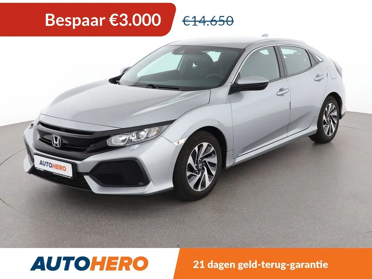 Honda Civic 1.0 VTEC Comfort Grijs - 1