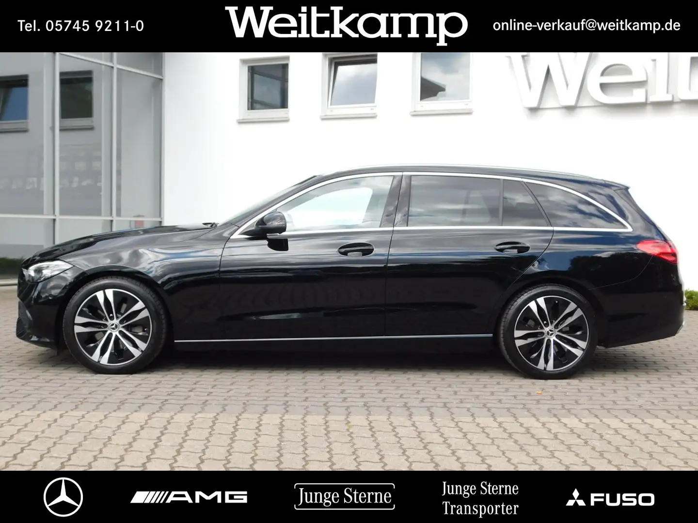 Mercedes-Benz C 200 C 200 d T Avantgarde+Distronic+Burm.+Sitzklima Schwarz - 2