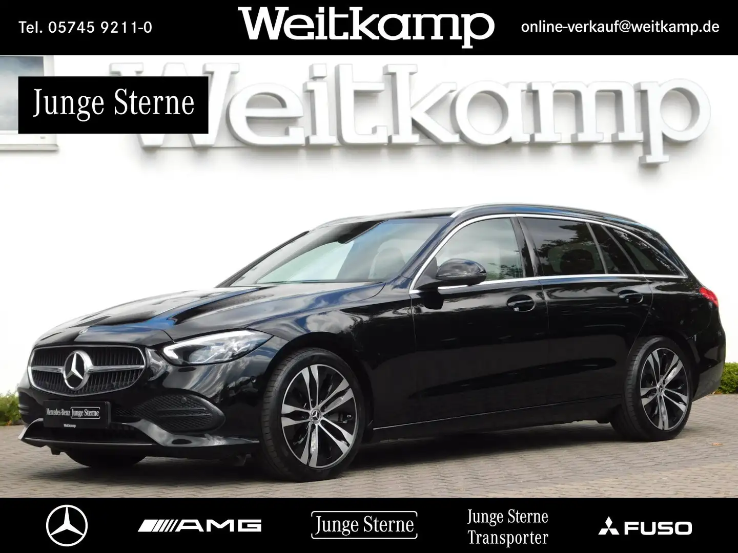 Mercedes-Benz C 200 C 200 d T Avantgarde+Distronic+Burm.+Sitzklima Schwarz - 1