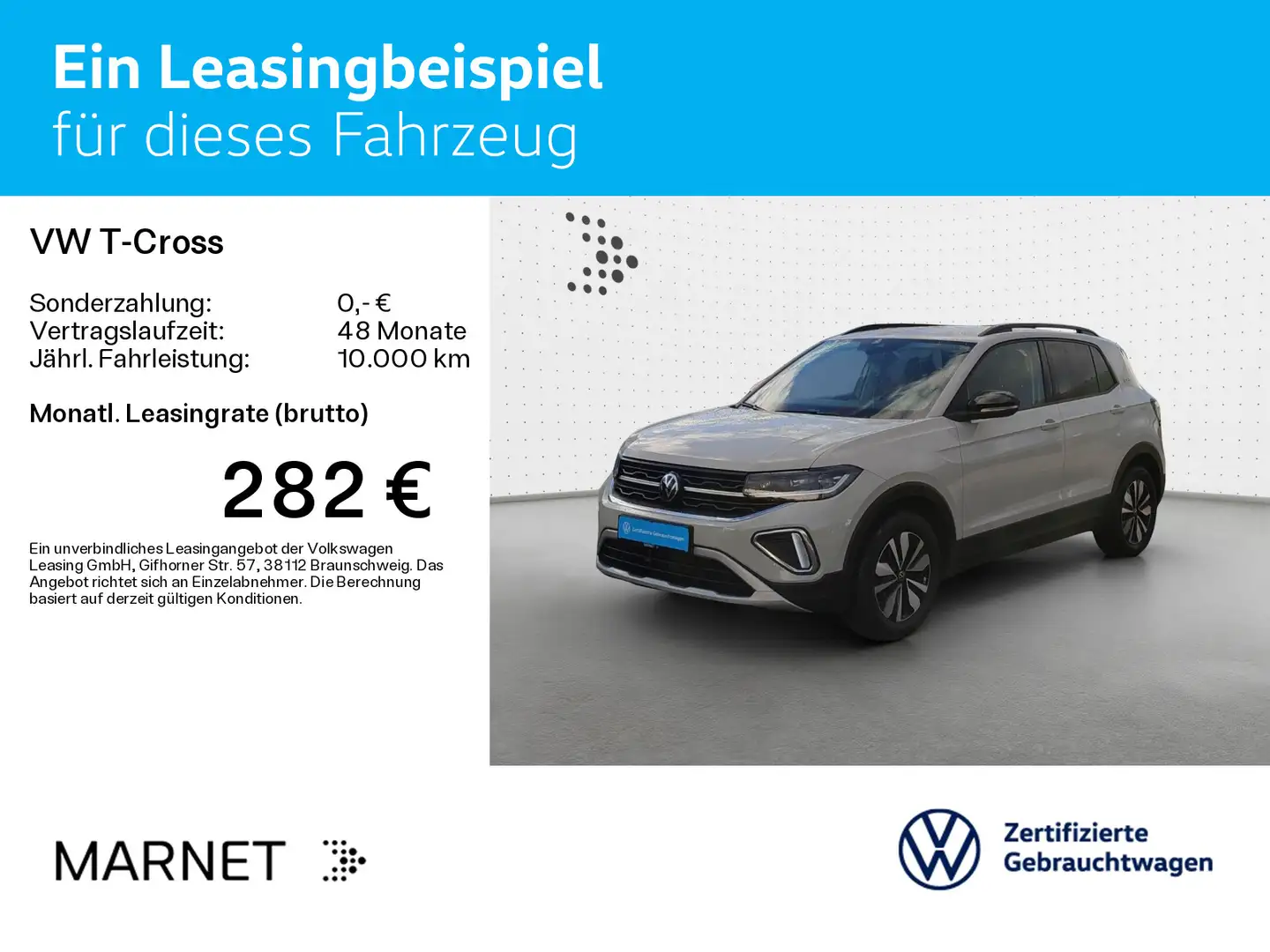 Volkswagen T-Cross T-CROSS 1.5 TSI DSG GOAL AHK*IQ.LIGHT*KAMERA *NA Gris - 2