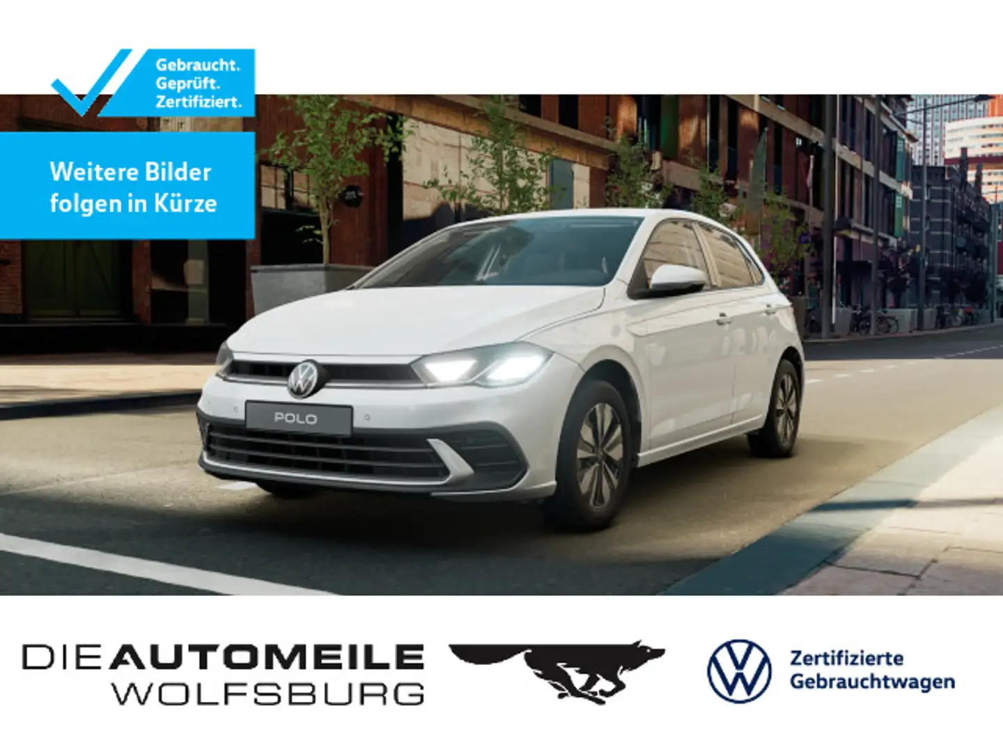 Volkswagen Polo VI 1.0 TSI DSG Move Einparkhi v+h/ACC/LED Weiß - 1