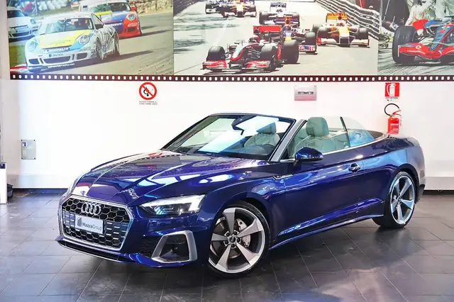 Audi A5 40 TDI Cabrio S-Tronic S-Line - PELLE/ALCANTARA GRIGIA/MATRIX/CERCHI 20"/TELECAMERA/KEYLESS/LUCI PLUS