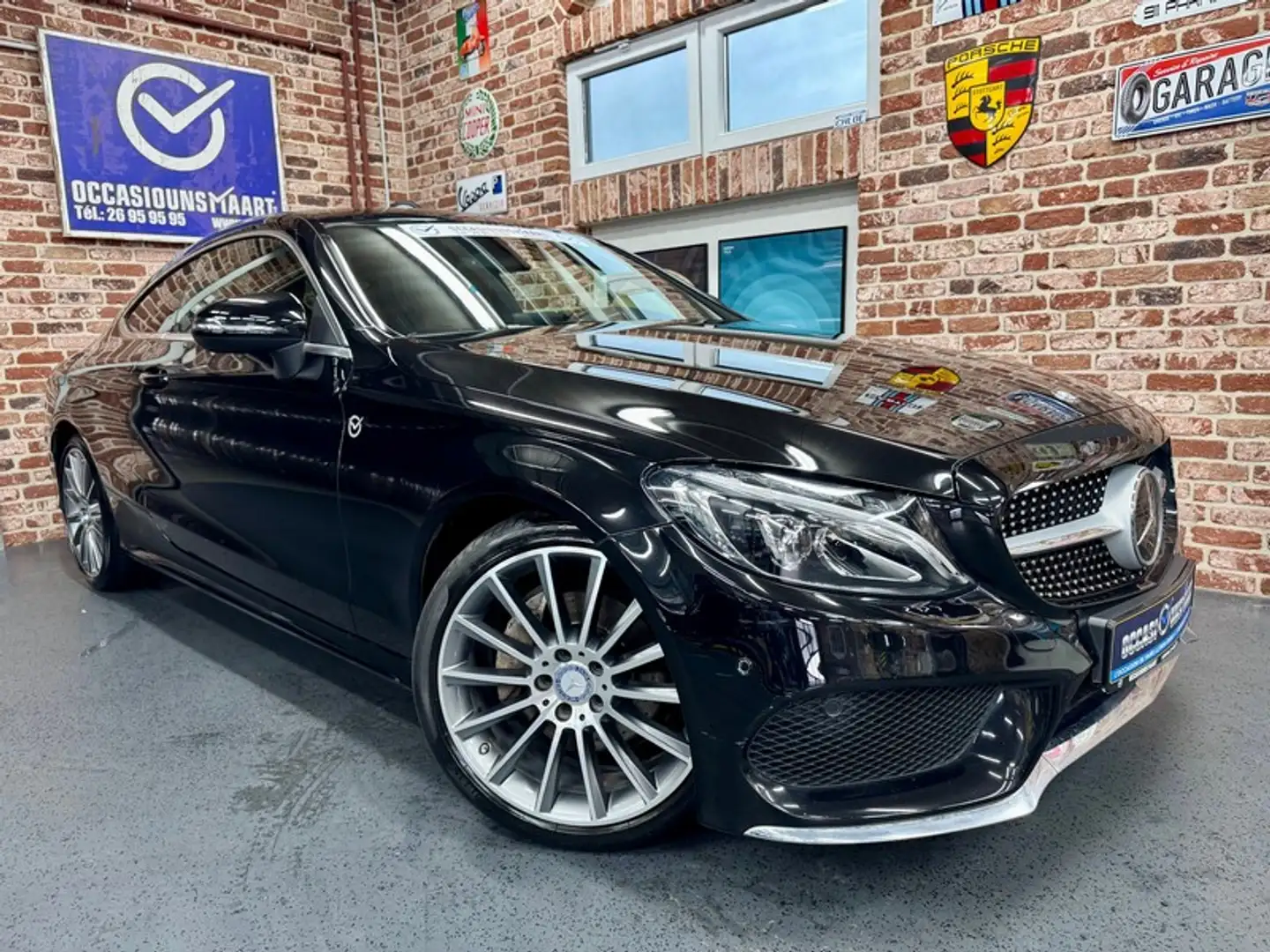 Mercedes-Benz C 180 C180 Coupé 156cv Auto AMG-LINE Cuir/SiègCh Noir - 1