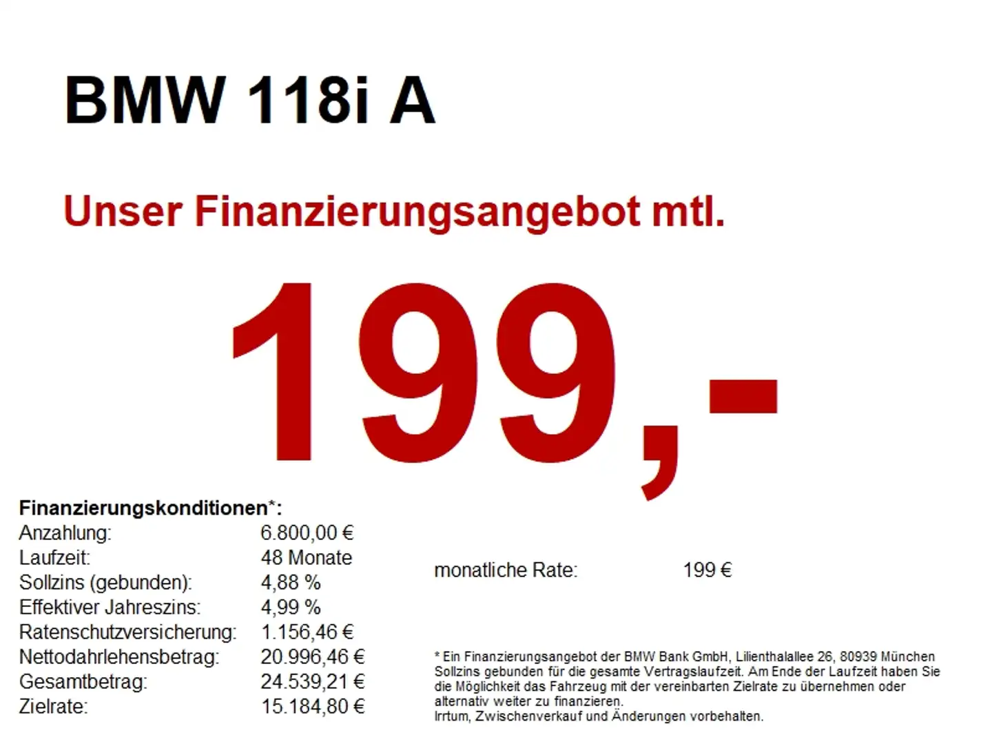 BMW 118 i A Advantage LED/HIFI/PDC/SHZ/Tempo/DAB Schwarz - 1