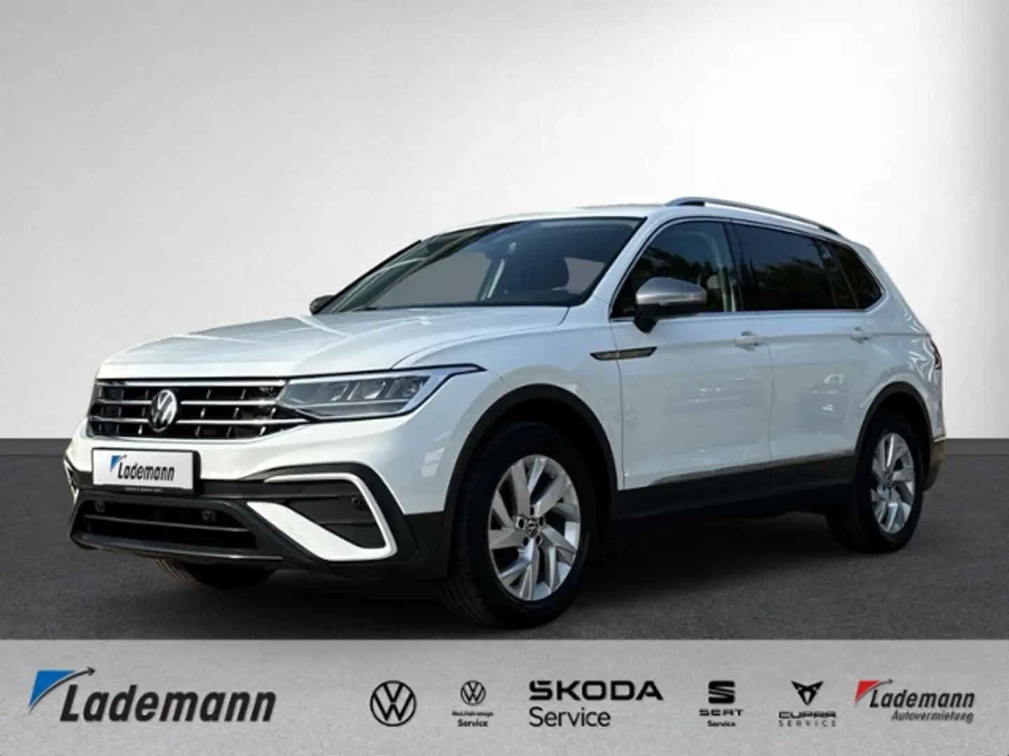 Volkswagen Tiguan Allspace 1.5 TSI Life LED+NAVI+STANDHEIZ. Weiß - 1