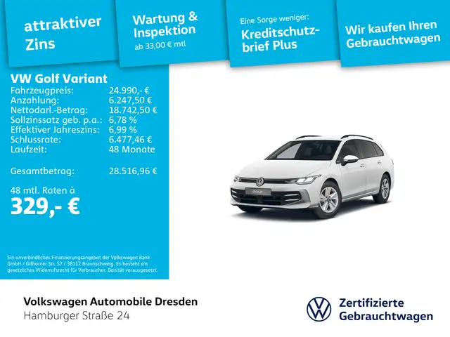 Volkswagen Golf Variant Golf VIII Variant Life