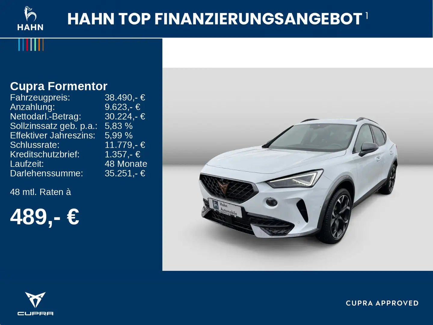 CUPRA Formentor VZ 2.0TSI DSG 4Drive ACC Kamera PLA Weiß - 2