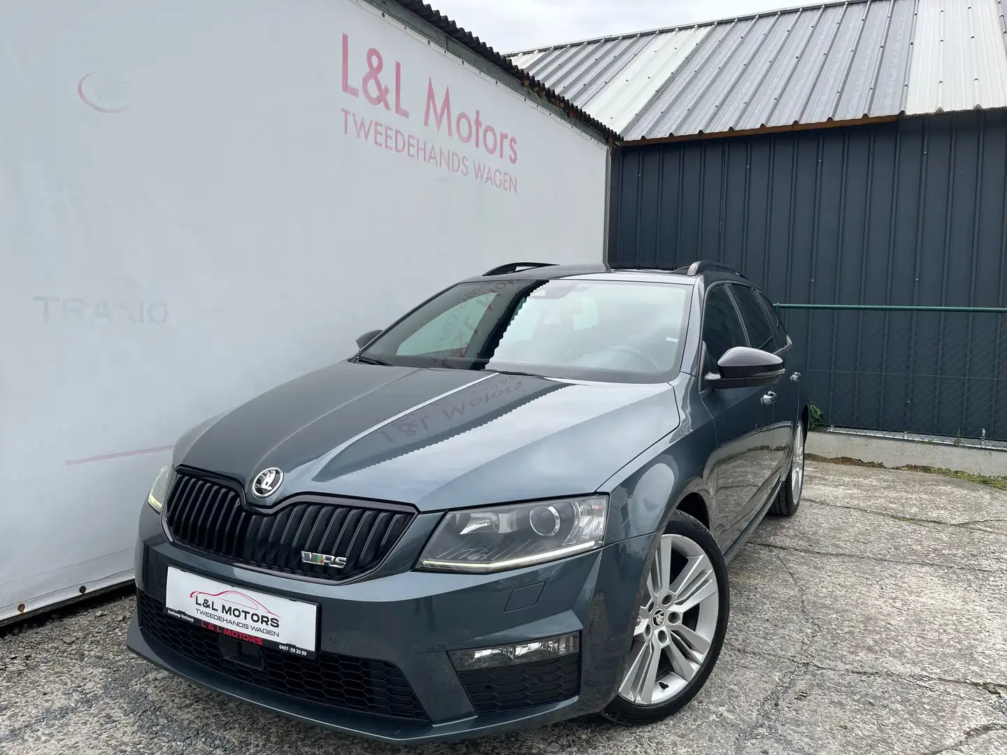 Skoda Octavia SW RS 2.0 CR TDi DSG*Panodak Keyless Xenon* Gris - 1